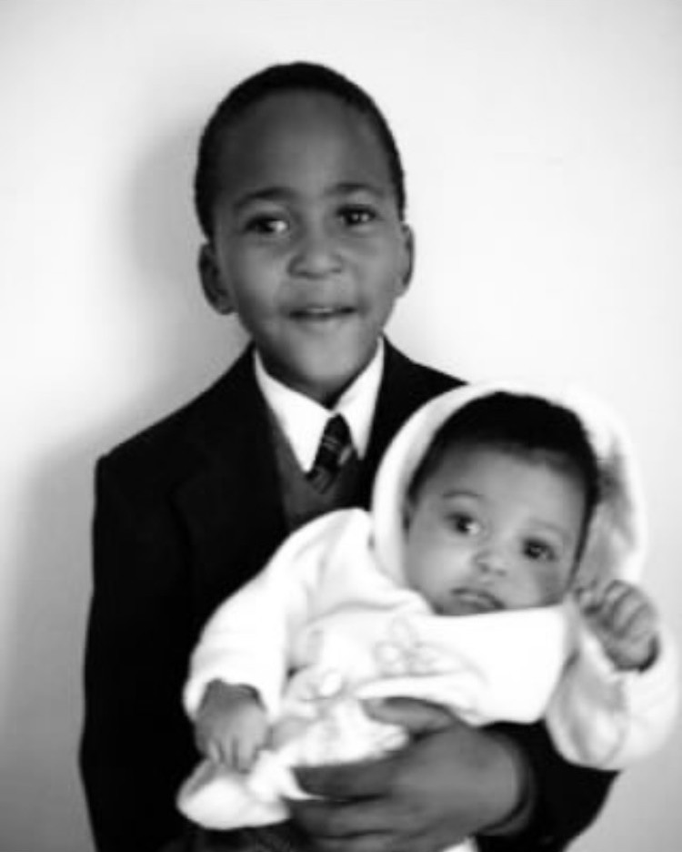 Edwin as a child