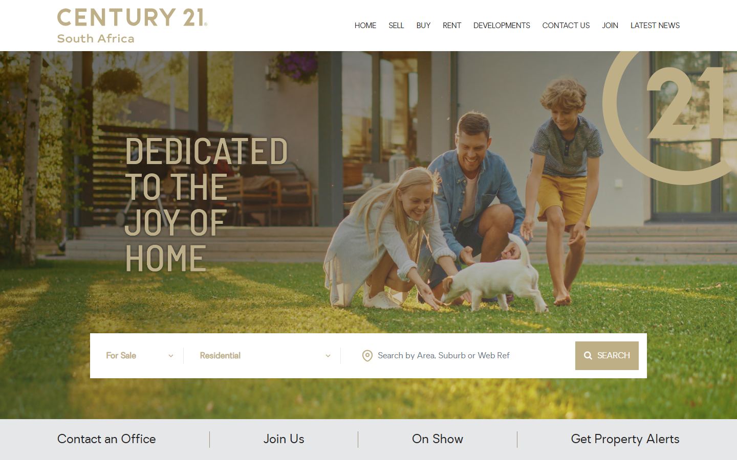 Century 21 South Africa home page